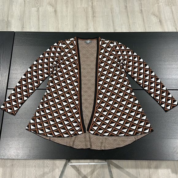 Belle by Belldini Geometric Print Sweater - L - Picture 4 of 9